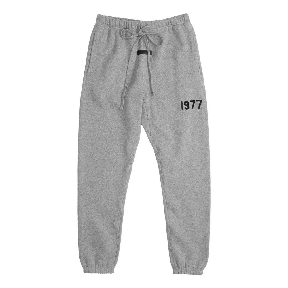 Fear of God Essentials 1977 Sweatpants Dark Oatmeal Fleece Joggers Sz:M NWT - Picture 5 of 6